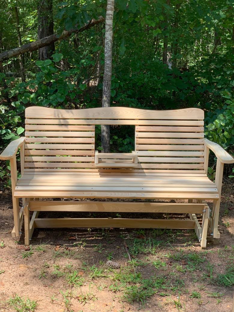 Cypress Glider with Center Console/Cup Holders