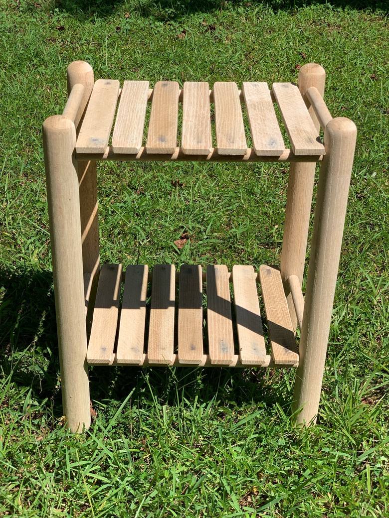 Red Oak Side Table